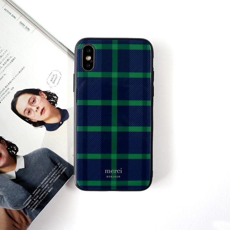 Scottish green glass phone case - Phone Cases - Plastic Green