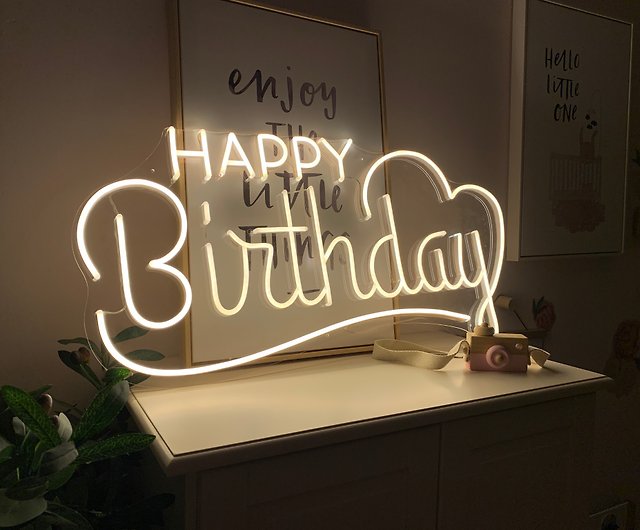Happy Birthday丨LED Neon Light丨RL012丨AMAZING NEON - Shop amazingneon  Lighting - Pinkoi