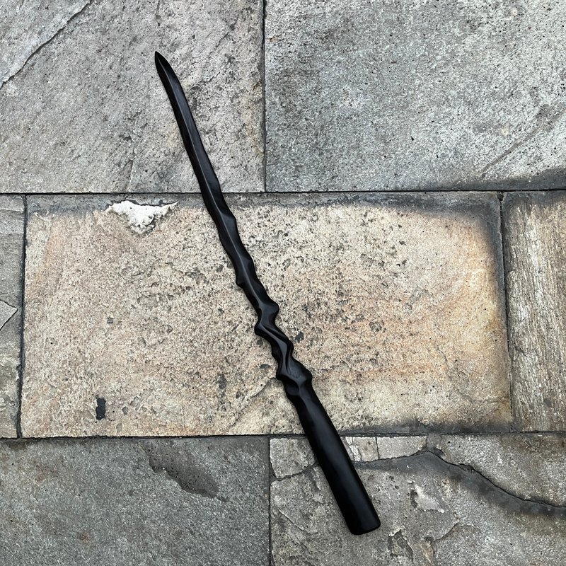 我販劍　魔劍　天正　手工木劍 藝術木刀　妖刀紙鎮 - 擺飾/家飾品 - 木頭 黑色