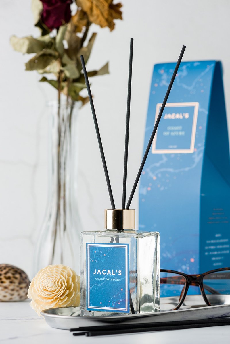 Jacal's經典擴香-蔚藍海岸100ml - 香氛/精油/擴香 - 玻璃 藍色