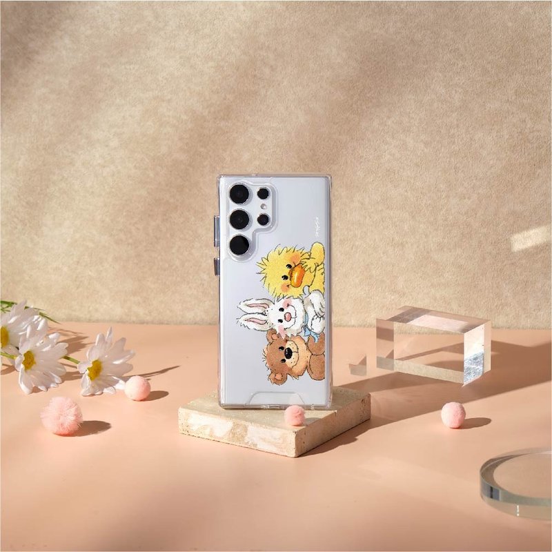 Suzy's Zoo Witzy與夥伴們防摔透明SAMSUNG手機殼 - 手機殼/手機套 - 塑膠 多色