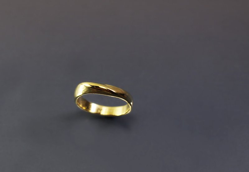 Line Repair Series - Mobius Bronze Ring - แหวนทั่วไป - ทองแดงทองเหลือง สีทอง