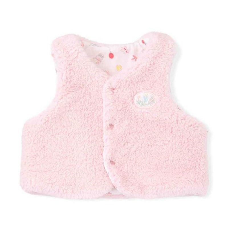 Japanese Boribon oeuf Paris style furry double-sided vest - อื่นๆ - เส้นใยสังเคราะห์ สึชมพู