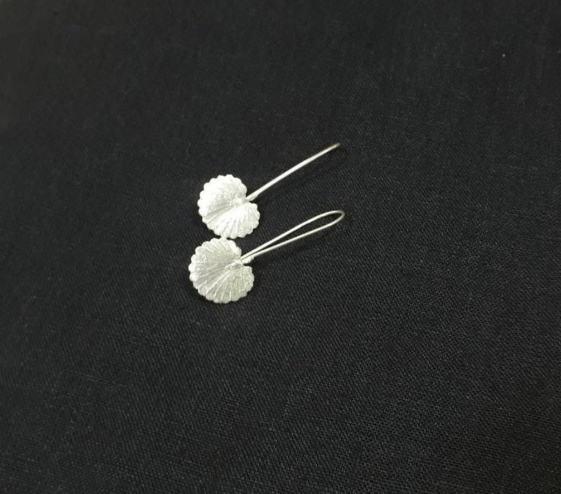 Silver leaf earrings - Earrings & Clip-ons - Sterling Silver 