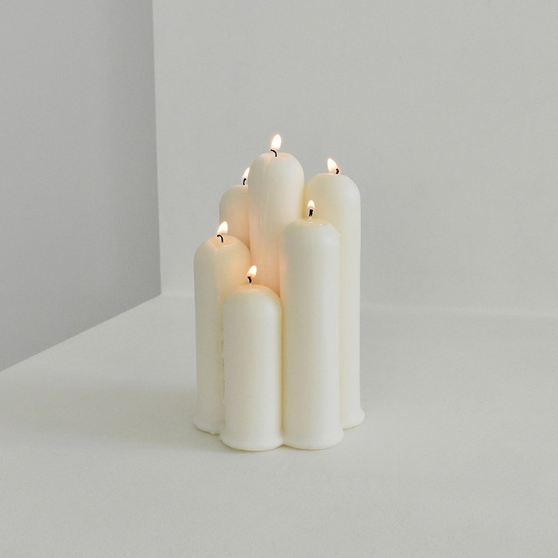 Tube Stick Candle - Ivory (Verbena citrus) - 香氛蠟燭/燭台 - 環保材質 白色