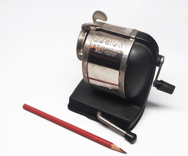 Boston Vacuumette Pencil Sharpener Working Vintage Form for Table