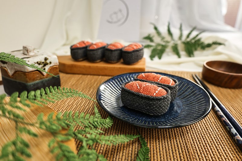 Christmas Promotion Combo-Gunkan Sushi Combo Healing Gift Exchange Handmade Food Cat Toy - ของเล่นสัตว์ - วัสดุอื่นๆ หลากหลายสี