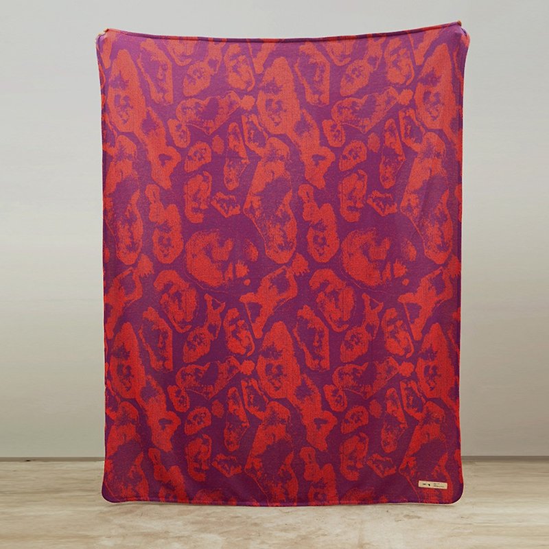 SOFT ROCK สีชมพู ผ้าห่มฝ้าย100% ผลิตจากเส้นด้ายเหลือใช้ในโรงงานทอผ้า (ขนาดใหญ่) - ผ้าห่ม - ผ้าฝ้าย/ผ้าลินิน สึชมพู