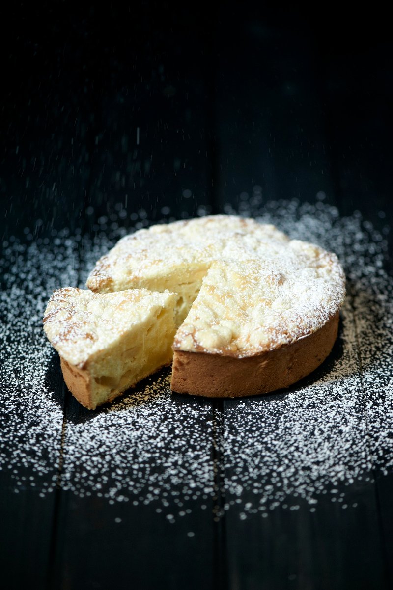 奶油蘋果磅蛋糕 Apple pound cake - 鹹派/甜派 - 新鮮食材 橘色
