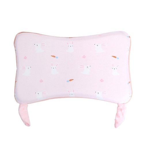 Ubelife b&h 親水棉幼童塑型枕頭連枕套(6個月-7歲) - 兔子