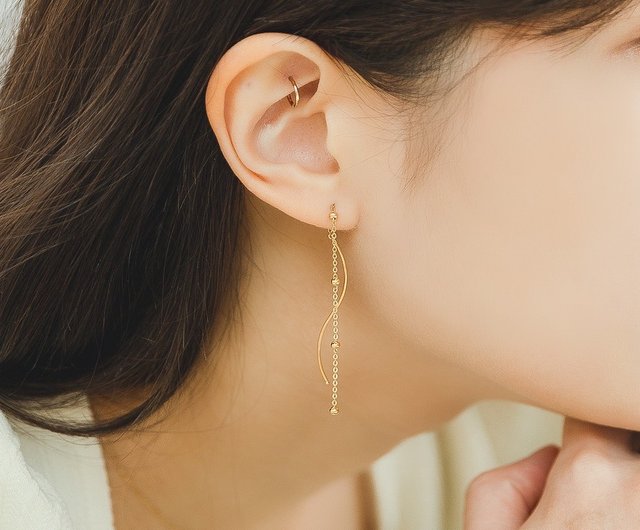 Gold plated 2025 earrings allergy