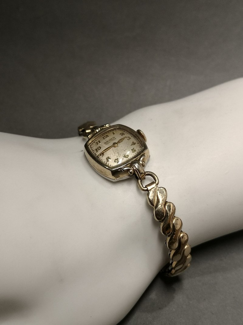 ~Limited time special offer~ Gruen Gao Luyun 1950s Swiss watch bracelet special price 5800 yuan - นาฬิกาผู้หญิง - โลหะ สีทอง