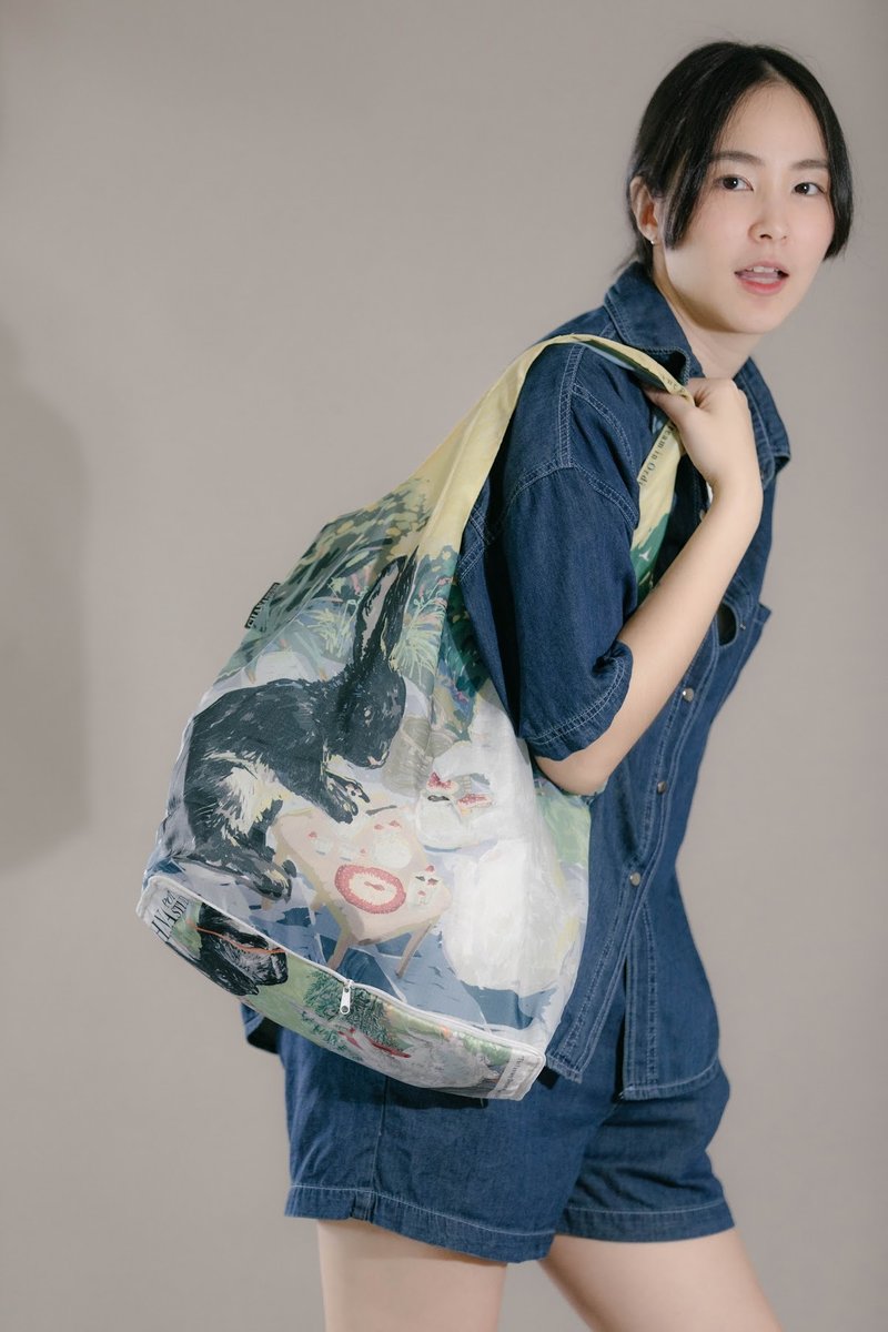 Foldable Bag - Handbags & Totes - Other Materials Multicolor