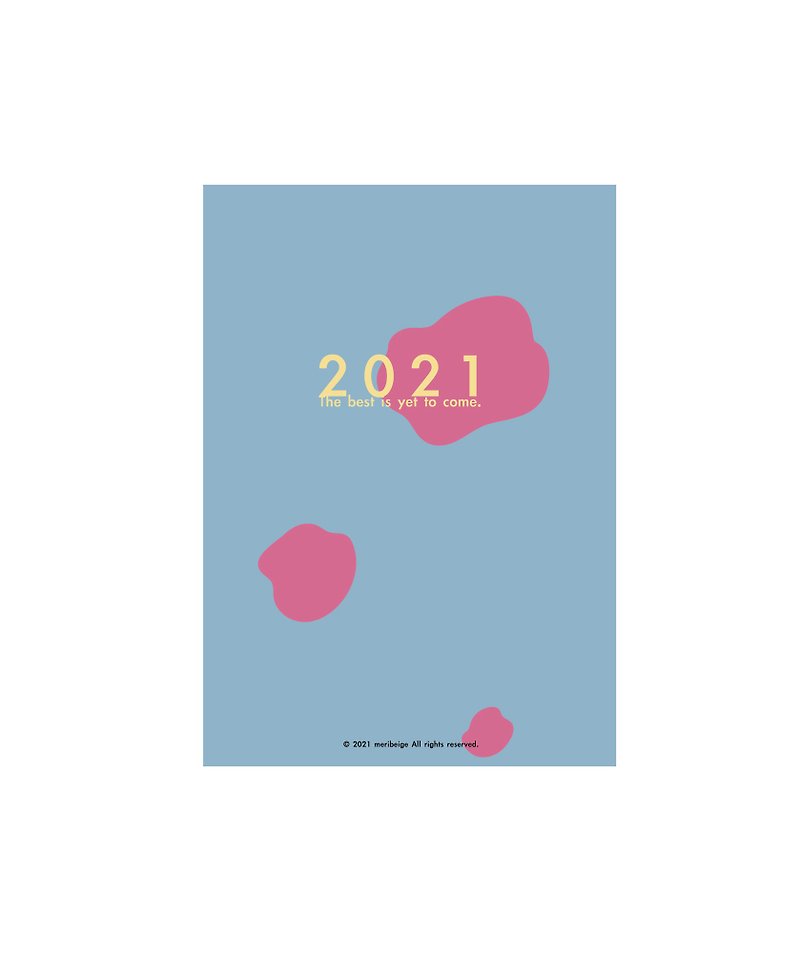 2021 Poster Calendar - 月曆/年曆/日曆 - 紙 