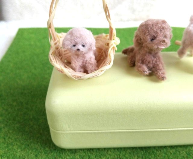 約2.4cmモールアート トイプードル - ショップ Little Dog Club