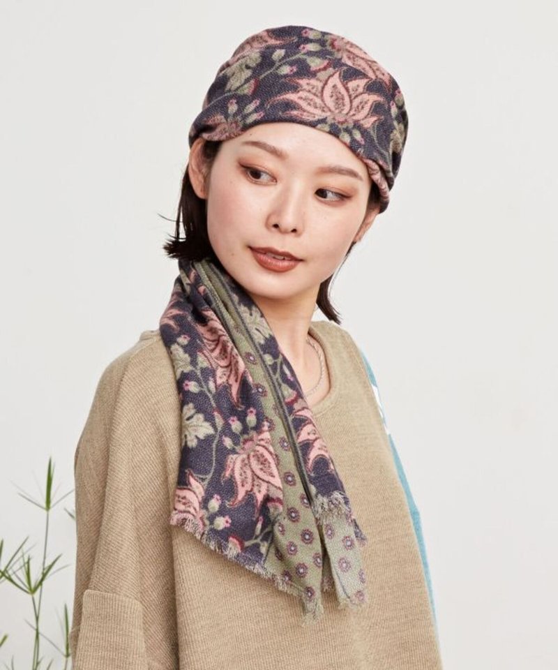 [Popular pre-order] Retro exotic nomadic wool blended scarf scarf scarf (6 colors) IKHP4301 - Knit Scarves & Wraps - Other Materials Multicolor