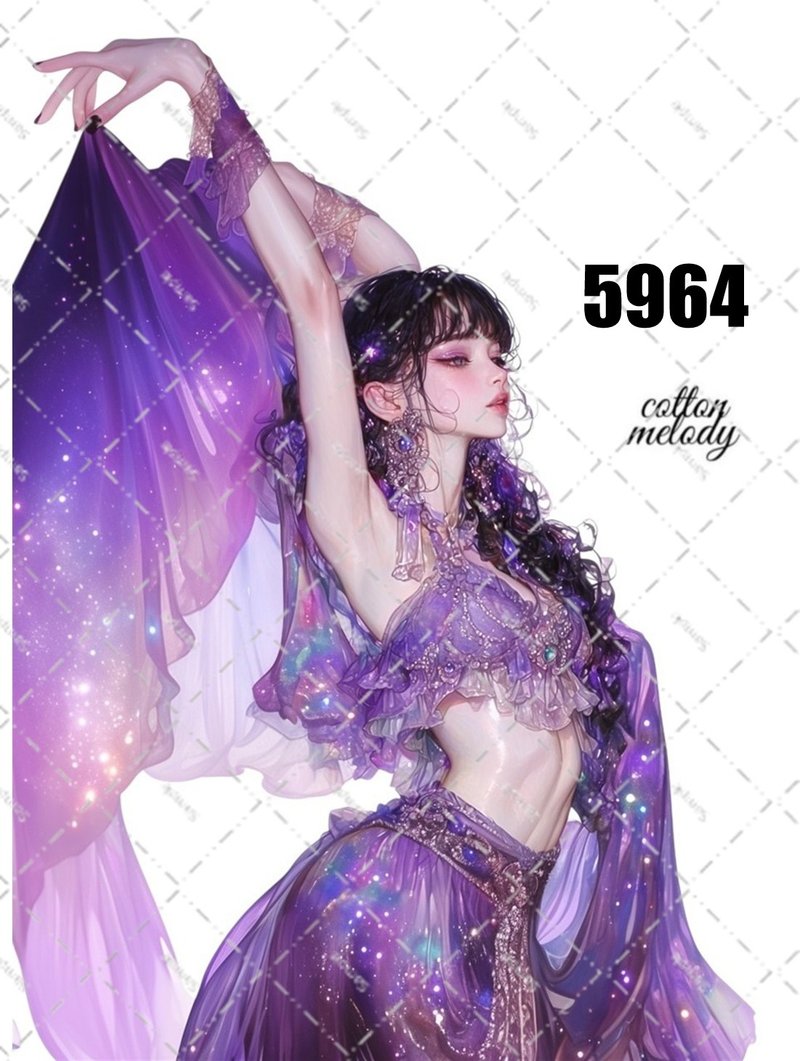 original sticker no.5964 人物ステッカー オリジナルステッカー 人物ステッカー 女の子ステッカー オリジナル人物ステッカー - 貼紙 - 紙 