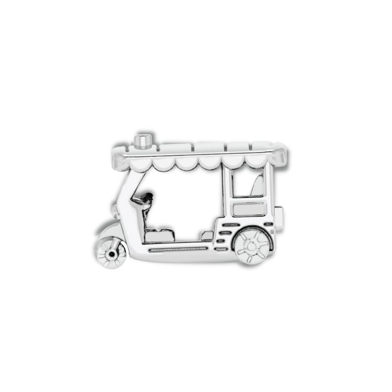 PHYA GP 2TUK Charm: Genuine Tuk Tuk Silver charm. - Bracelets - Sterling Silver 