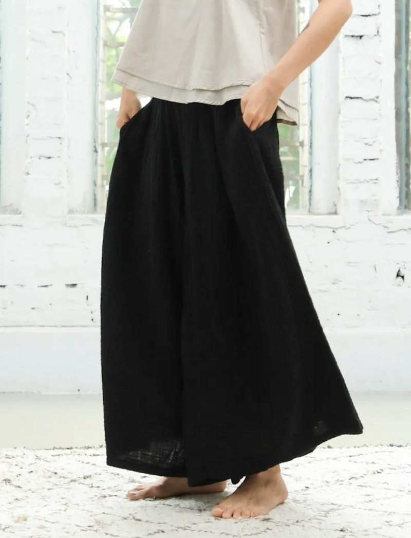 【Minor Imperfection Special Offer】Omake Bottoms - Women's Pants - Cotton & Hemp Multicolor