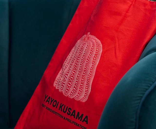 草間彌生 美術館限定 赤いかぼちゃ トートバッグ - ショップ