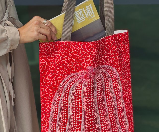 【草間彌生】美術館限定 カボチャ模様の赤いトートバッグ 草間彌生】美術館限定 カボチャ模様の赤いトートバッグ - メルカリ