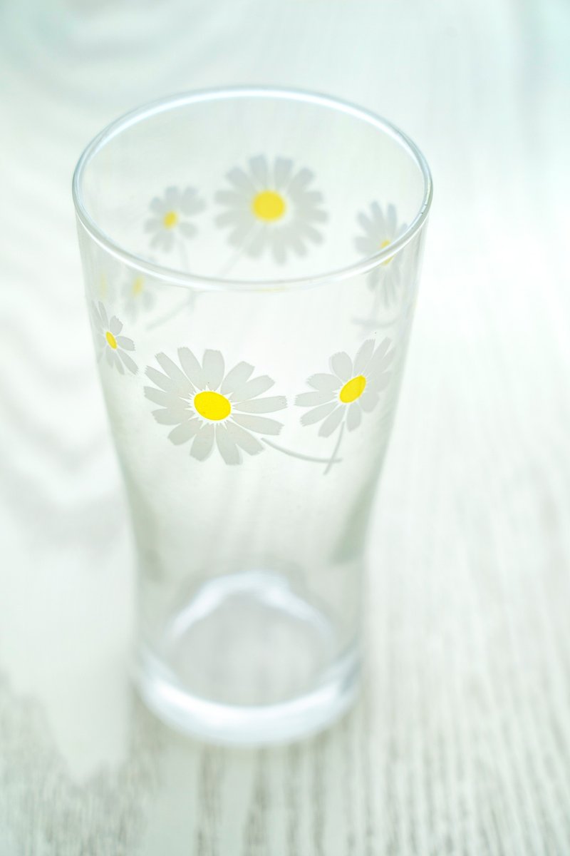 Japan-made ADERIA Ishizuka Glass printed glass used as new, free shipping to Taiwan - แก้ว - แก้ว สีใส