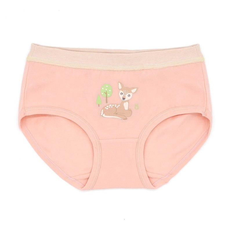 Girls' briefs-elegant and comfortable sika deer - เสื้อยืด - ผ้าฝ้าย/ผ้าลินิน สึชมพู