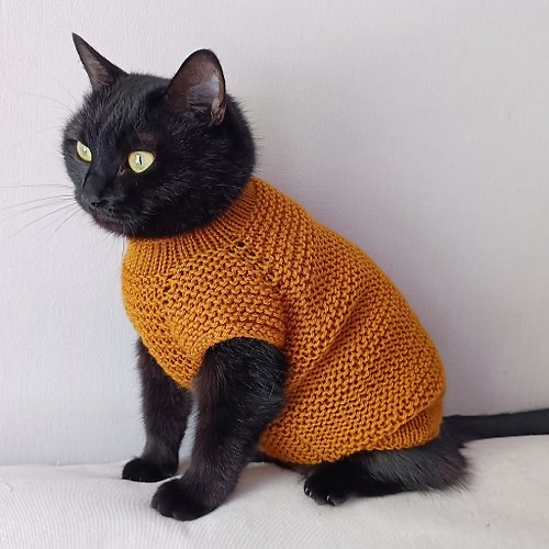 StylishCatDesign Cat jumper Sweater for pets Sweater for cat Sphynx cats sweaters Dog sweaters