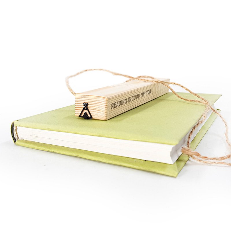 Teepee Tent Metal Bookmark – Minimalist Design for Nature and Book Lovers - 書籤 - 其他金屬 