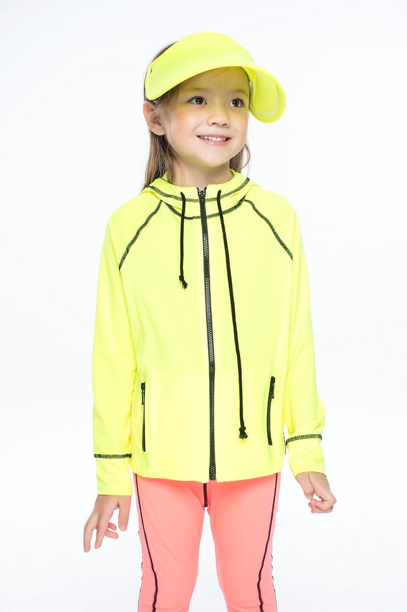 Adjustable visor - Kid - Yellow - หมวก - เส้นใยสังเคราะห์ สีเหลือง