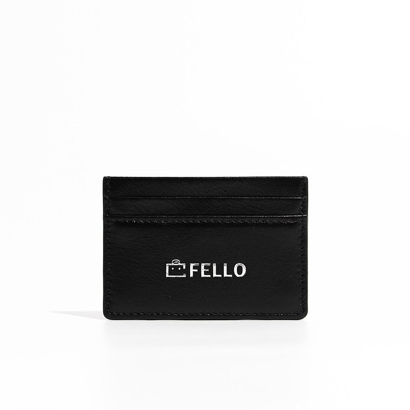 Flitflat Wallet - Black - 銀包 - 真皮 黑色