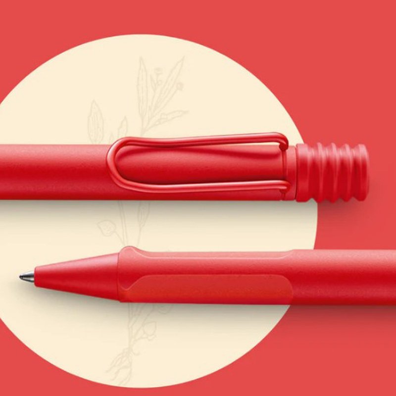 LAMY 原子筆 / SAFARI 狩獵者系列 - strawberry 草莓戀人 - 原子筆/中性筆 - 塑膠 紅色