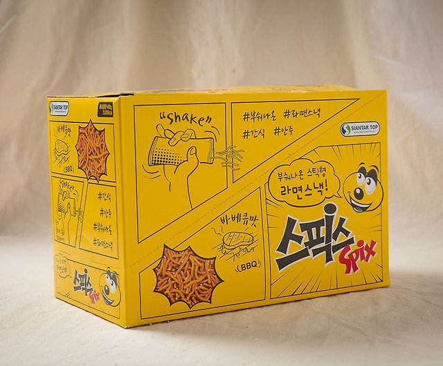 韓国 Spix シェイク クリスピー ディム サム ヌードル g パック 箱 ショップ Cota スナック菓子 Pinkoi