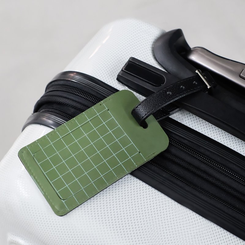 HOLI Luggage tag / Forest green black - Luggage & Luggage Covers - Rubber Green