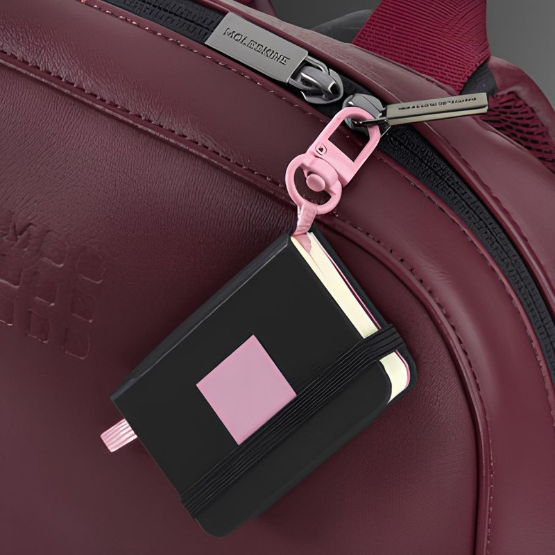 MOLESKINE x BLACKPINK 限量迷你筆記本掛飾 - 吊飾/掛飾 - 紙 黑色