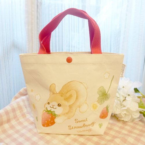 Sunny Bag Sunny Bag x 緹拉兔 草莓系列 托特包-甜蜜兔