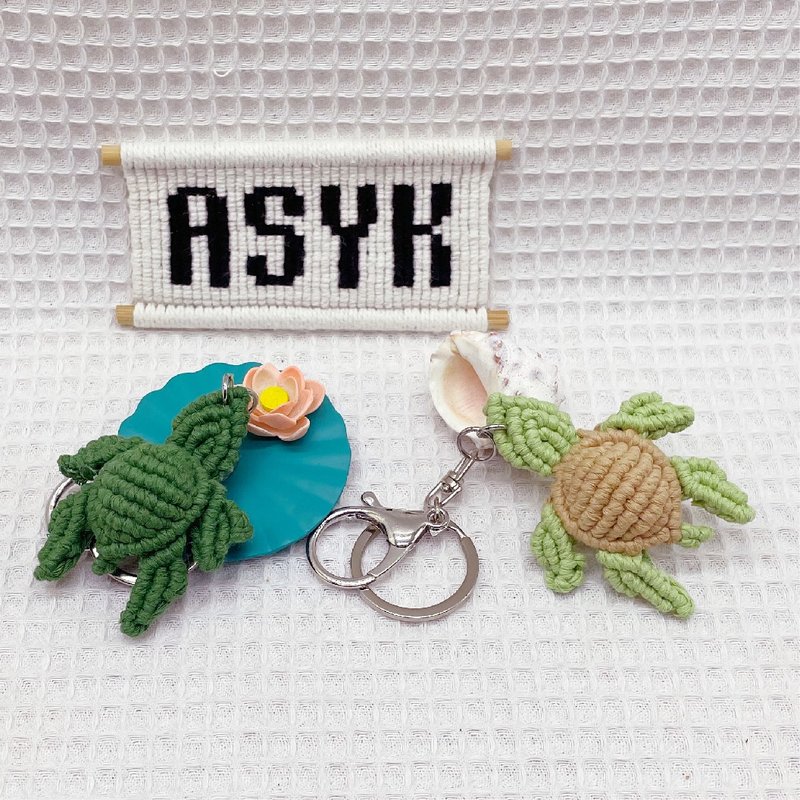 [Turtle Keychain] Pendant/Accessoriesl Gift - Keychains - Cotton & Hemp Multicolor