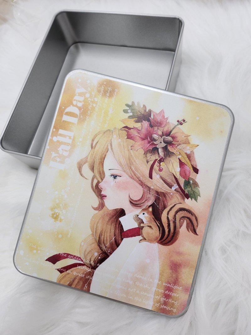 Fall day Tin case - 鉛筆盒/筆袋 - 其他金屬 