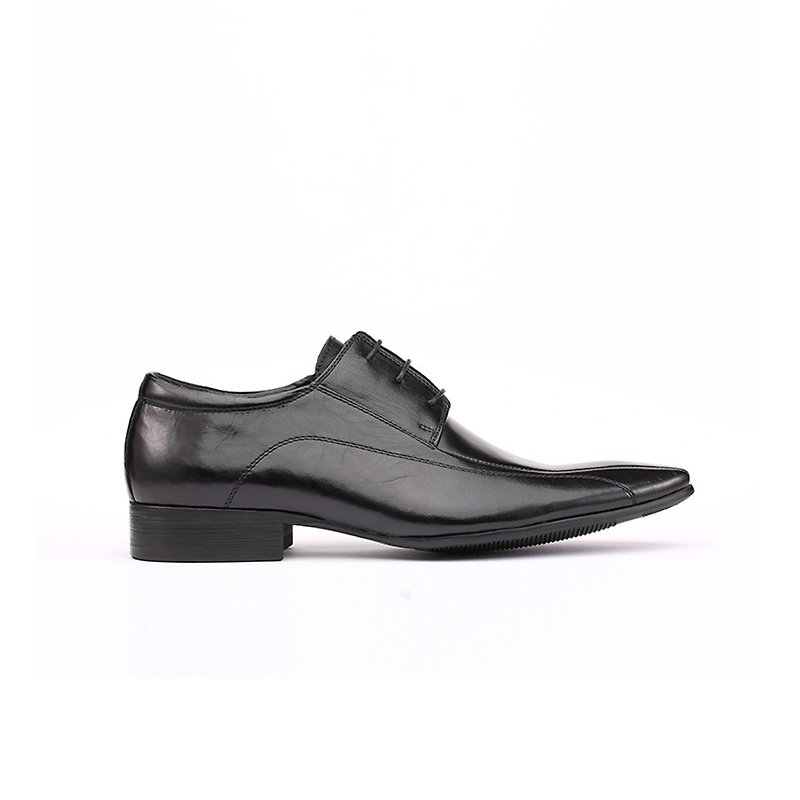 真皮 男款皮鞋 黑色 - Kings Collection 真皮卡爾頓皮鞋 KV80064 黑色