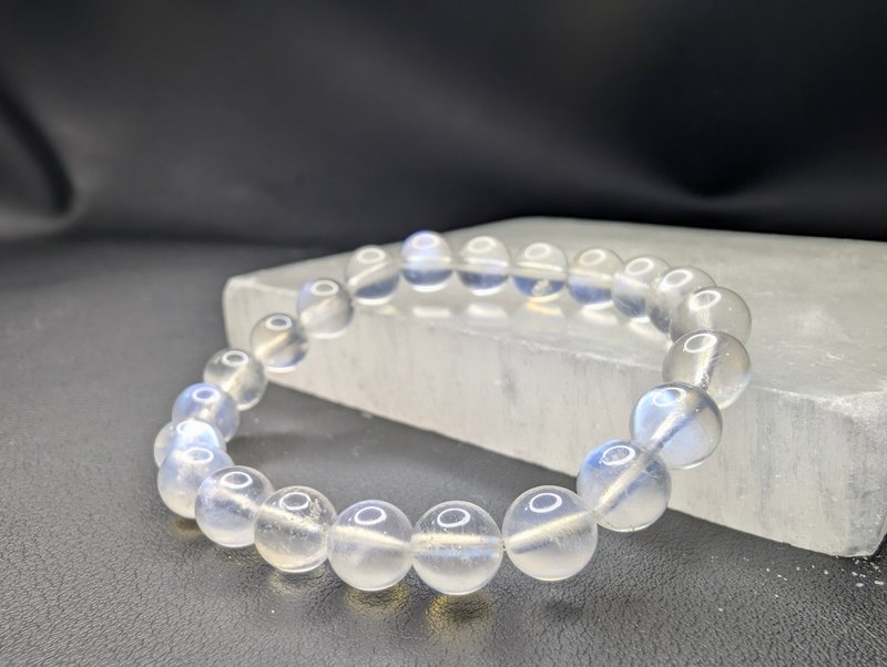 藍月光石 Moonstone 手串 手鍊 天然水晶 8mm 水晶 - 手鍊/手環 - 水晶 
