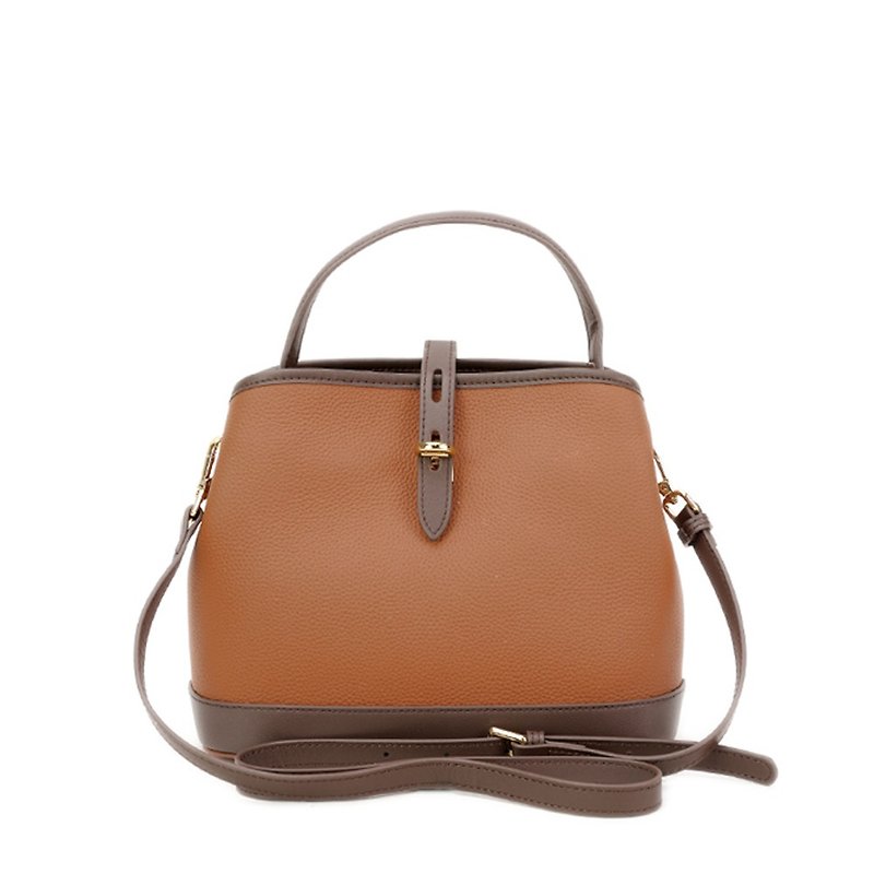 BLANCHE DOUBLE FUNCTION BAG - Handbags & Totes - Genuine Leather Orange