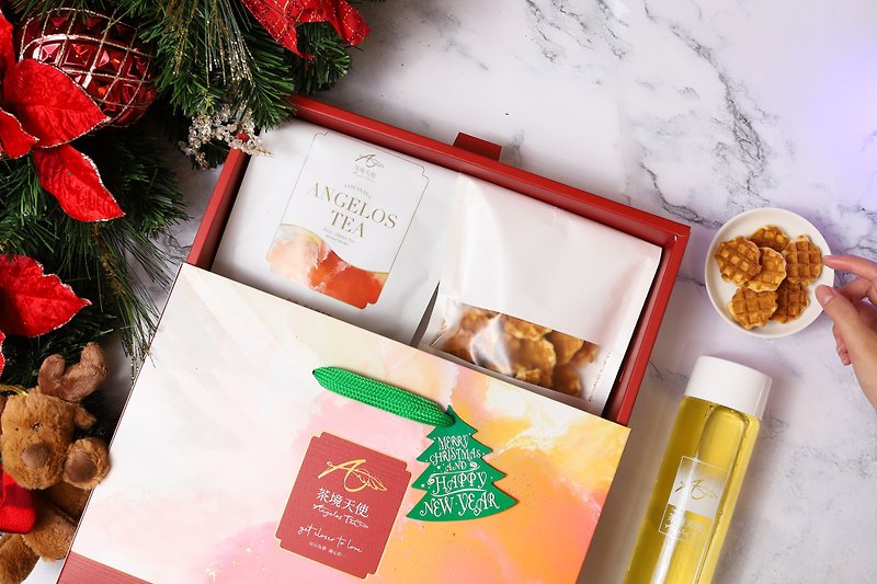 【Christmas】Christmas celebration afternoon tea gift box holiday limited exchange gift afternoon tea souvenir - Tea - Paper 