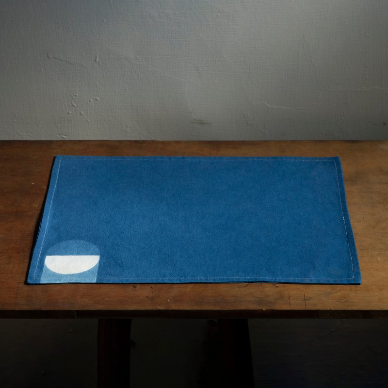 The Square Series 003 - Placemats (Rectangular)_Orders - Items for Display - Cotton & Hemp Blue