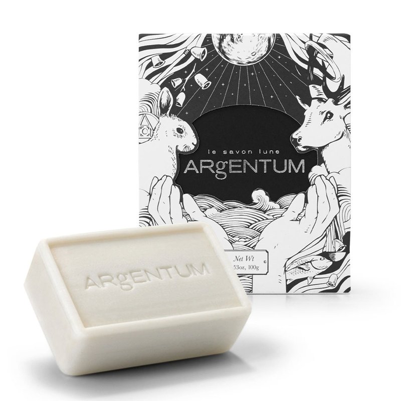 le savon lune illuminating silver cleansing bar - สบู่ - วัสดุอื่นๆ 