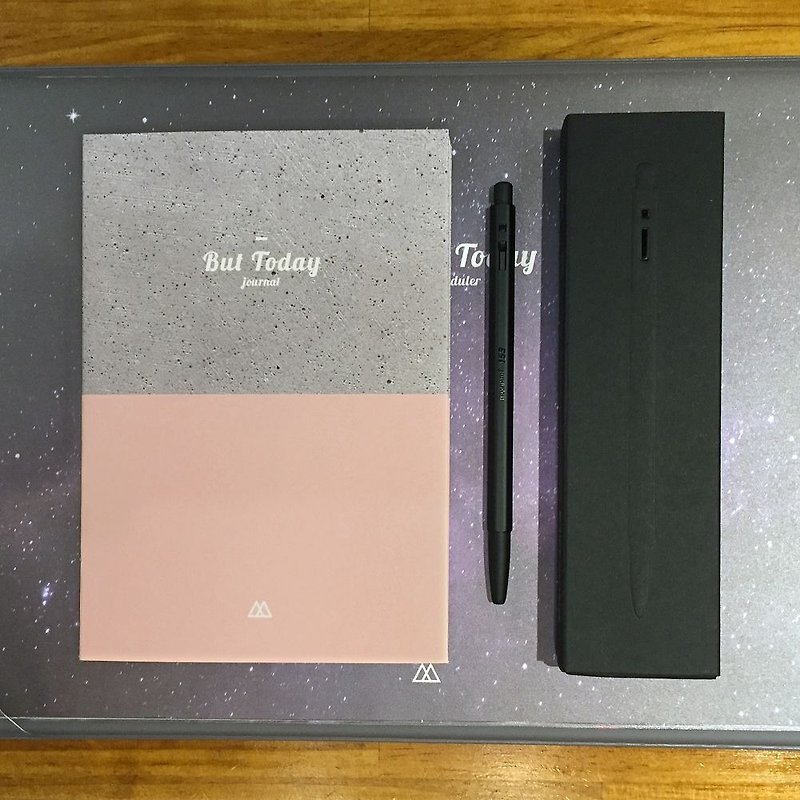 Goody Bag - But today diary with 153B&W ballpen (Black)-04.CONCRETE PINK,PLD60801BCP - Notebooks & Journals - Paper Pink