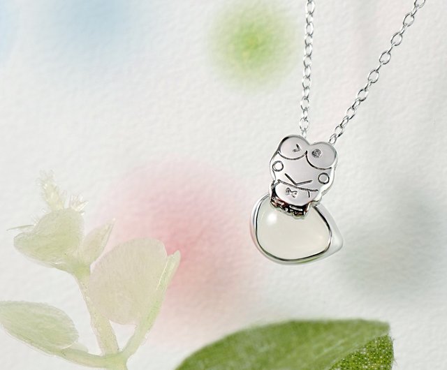 Fantasy Paradise Series-Kero Kero Keroppi Big-Eyed Frog Leaf 宝石