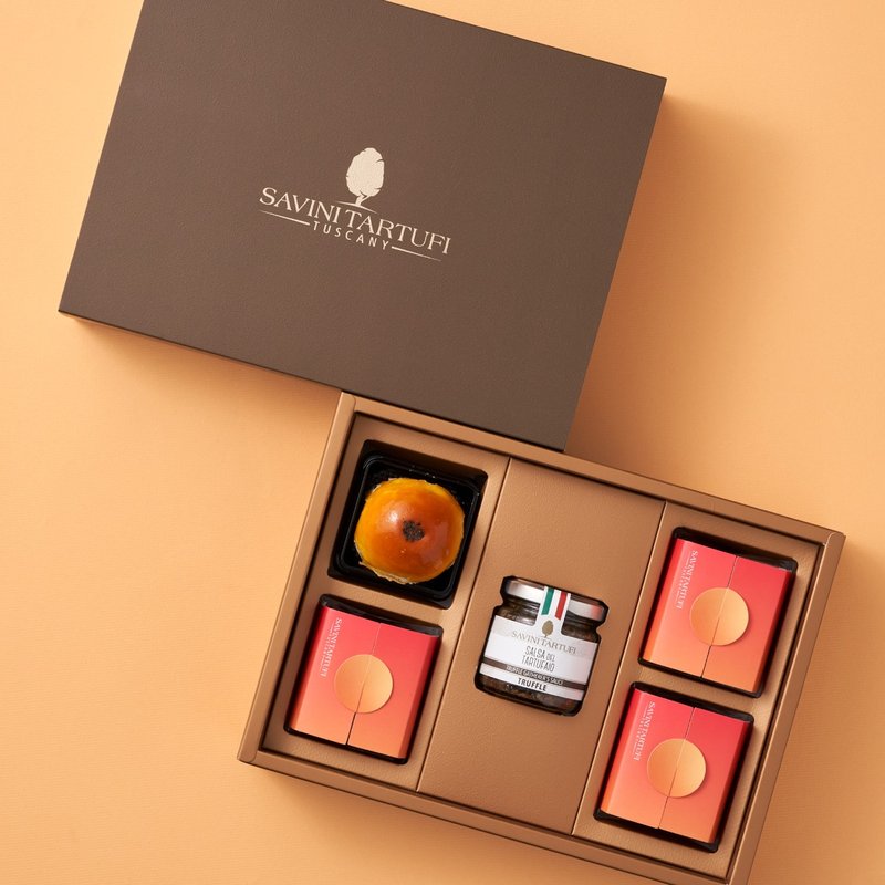 [Savigny Truffle] Hunter Truffle Egg Yolk Crispy Gift Box (1,200 yuan/20 boxes available for shipment) - เค้กและของหวาน - อาหารสด 