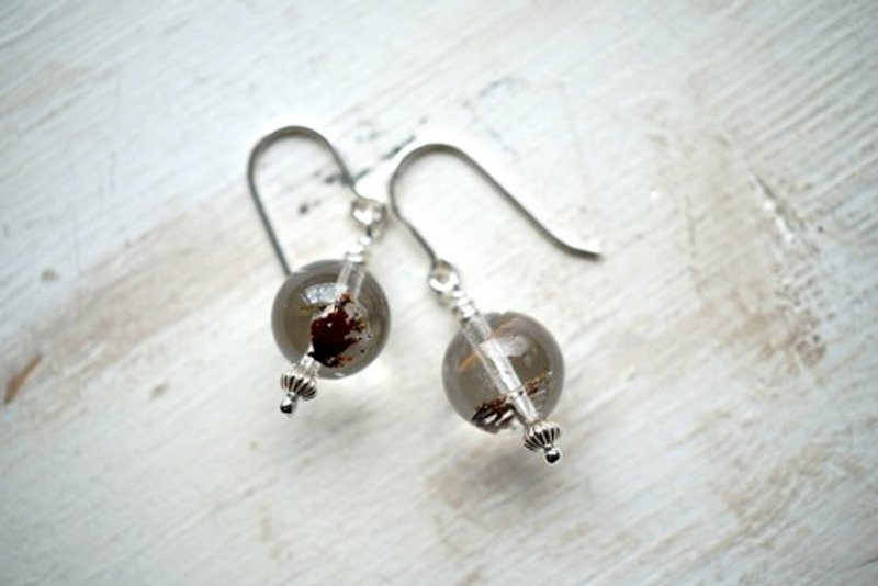 Pinkoi Proxy Purchase - Red garden quartz single stone earrings - Earrings & Clip-ons - Gemstone 