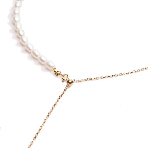 ARTISMI 遼闊包容珍珠項鍊 925銀厚鍍18K金 Ampio Seed Pearl Necklace