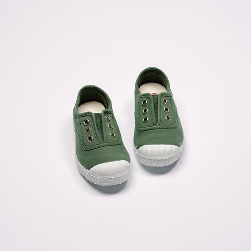 CIENTA 西班牙帆布鞋 西班牙國民帆布鞋 CIENTA 70997 63 草綠色 經典布料 童鞋